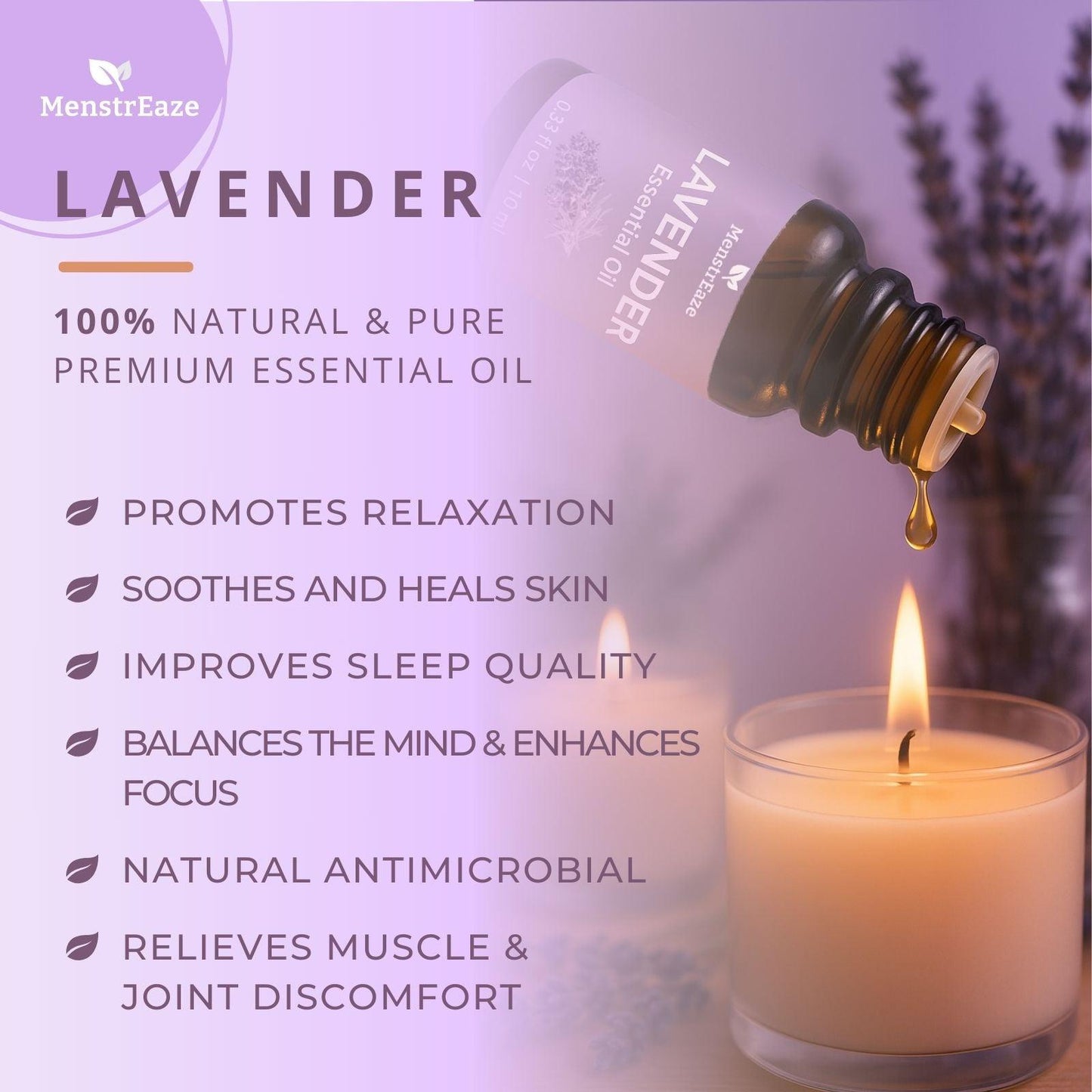 Lavender essential oil benefits