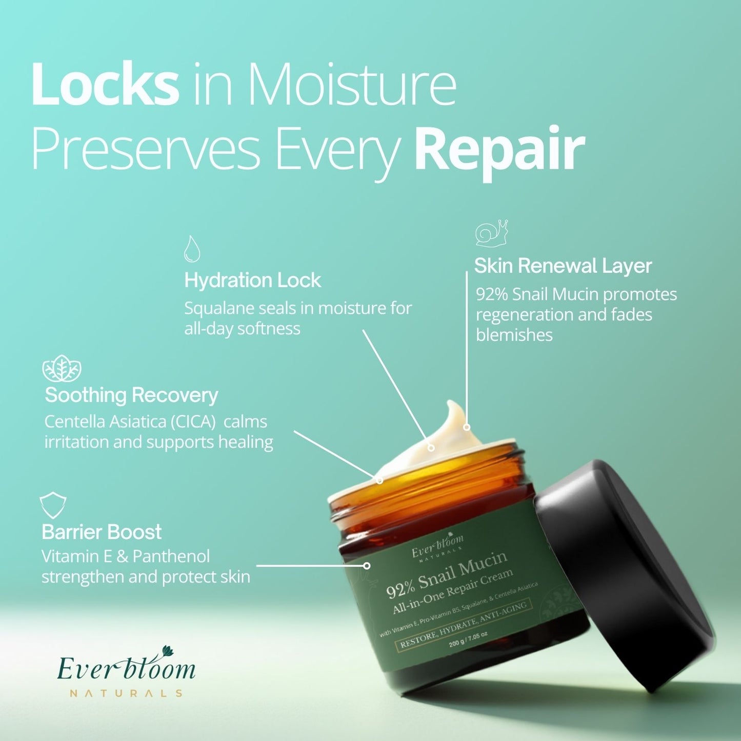 Snail Mucin Repair Cream Ingredients Benefits