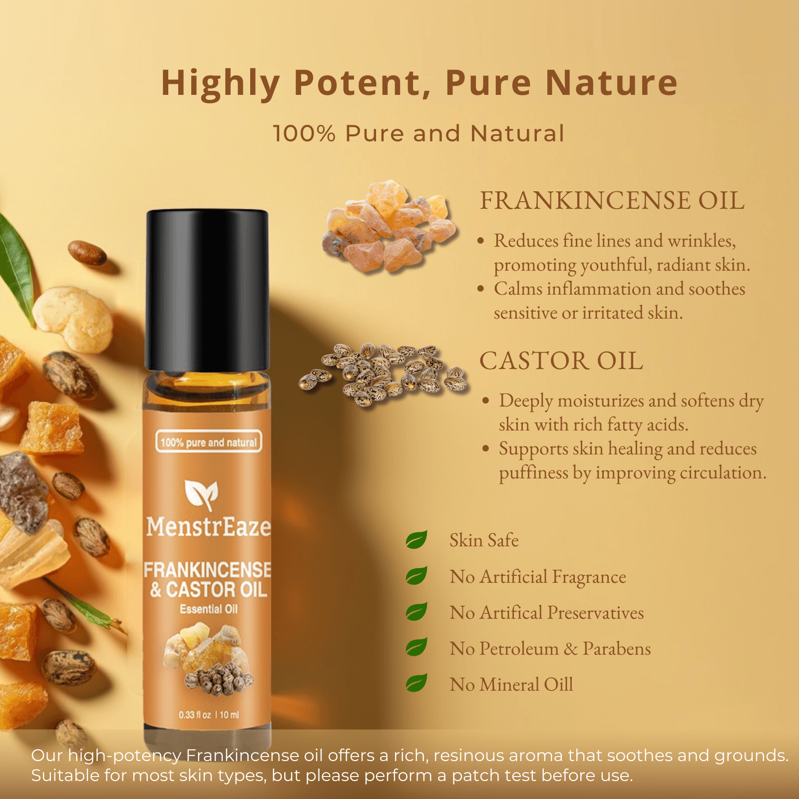 The best frankincense and castor oil roller