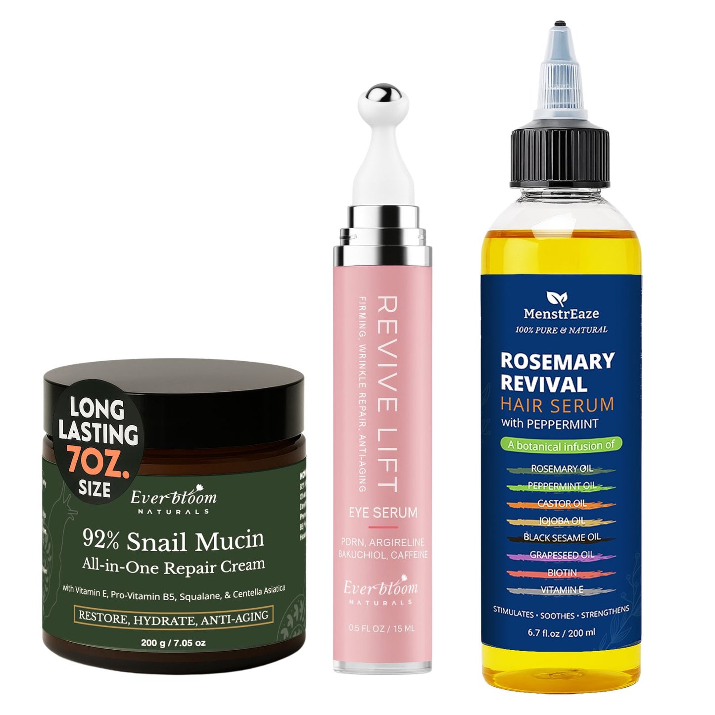 Glow Custom Beauty Set – Build Your Own Gift Box with Face Care, Eye Serum & Hair Oil