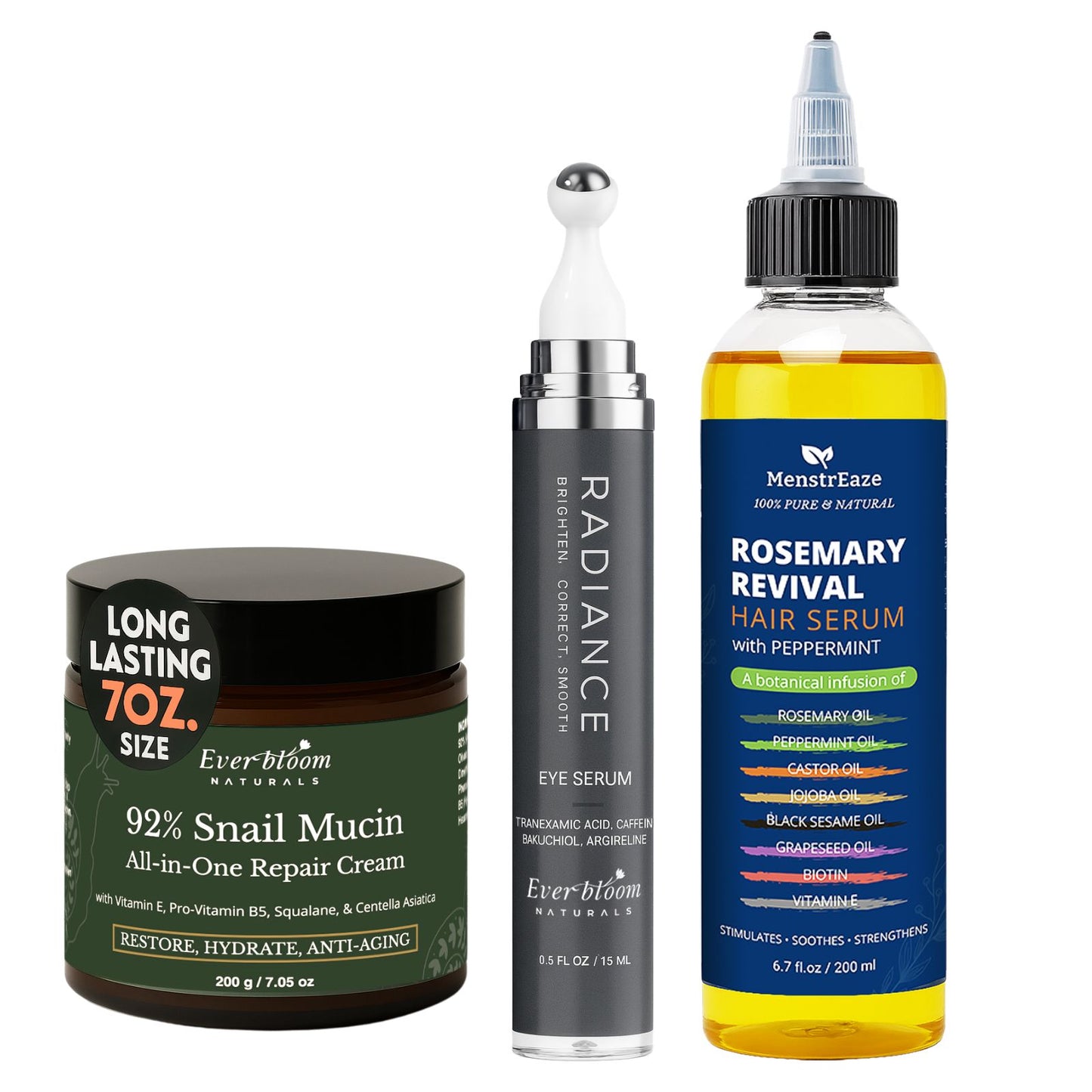 Glow Custom Beauty Set – Build Your Own Gift Box with Face Care, Eye Serum & Hair Oil