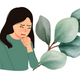 Logo representing this research and benefits: Eucalyptus for Cough Relief