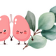 Logo representing this research and benefits: Eucalyptus for Lung Function