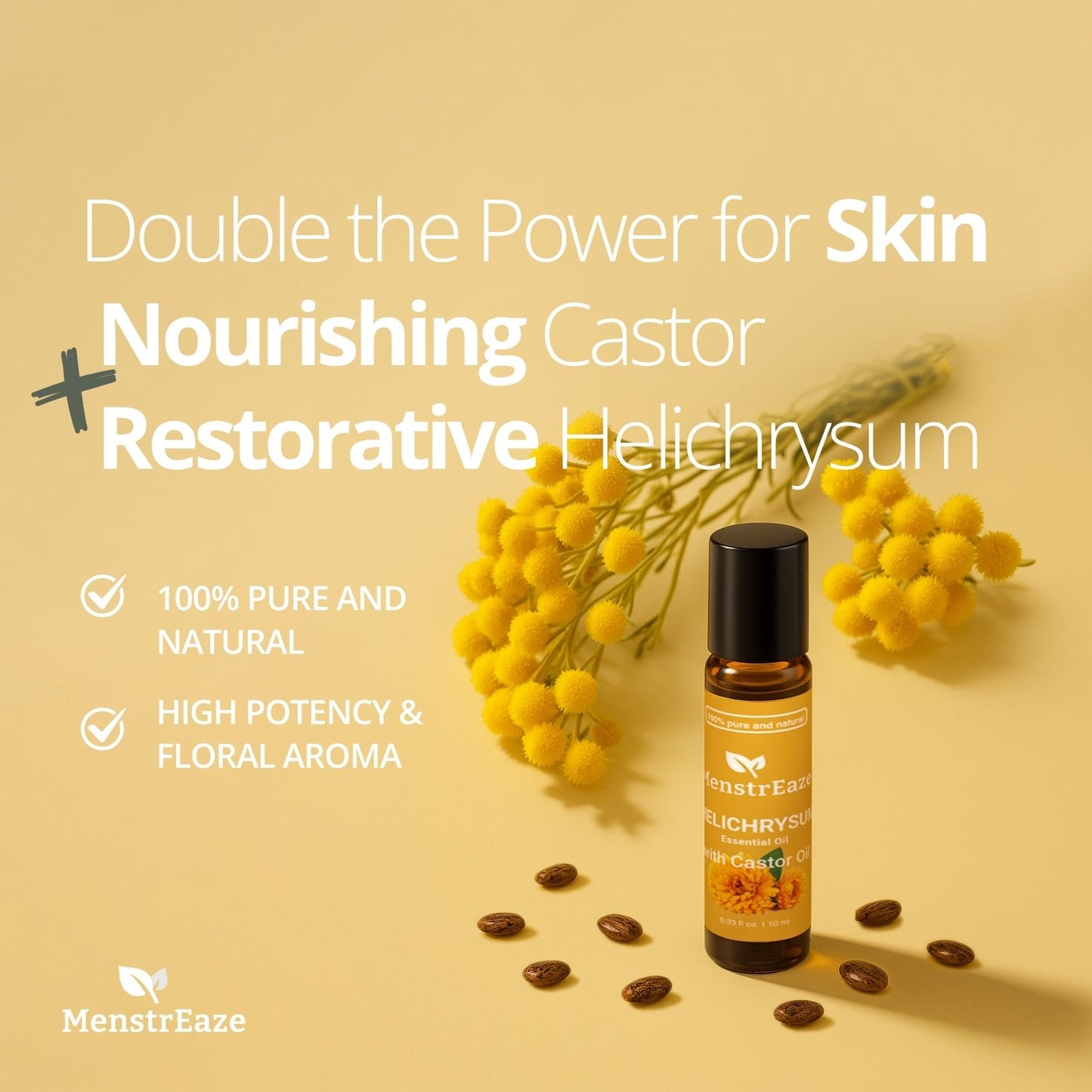 Helichrysum Castor Oil Rollon Features
