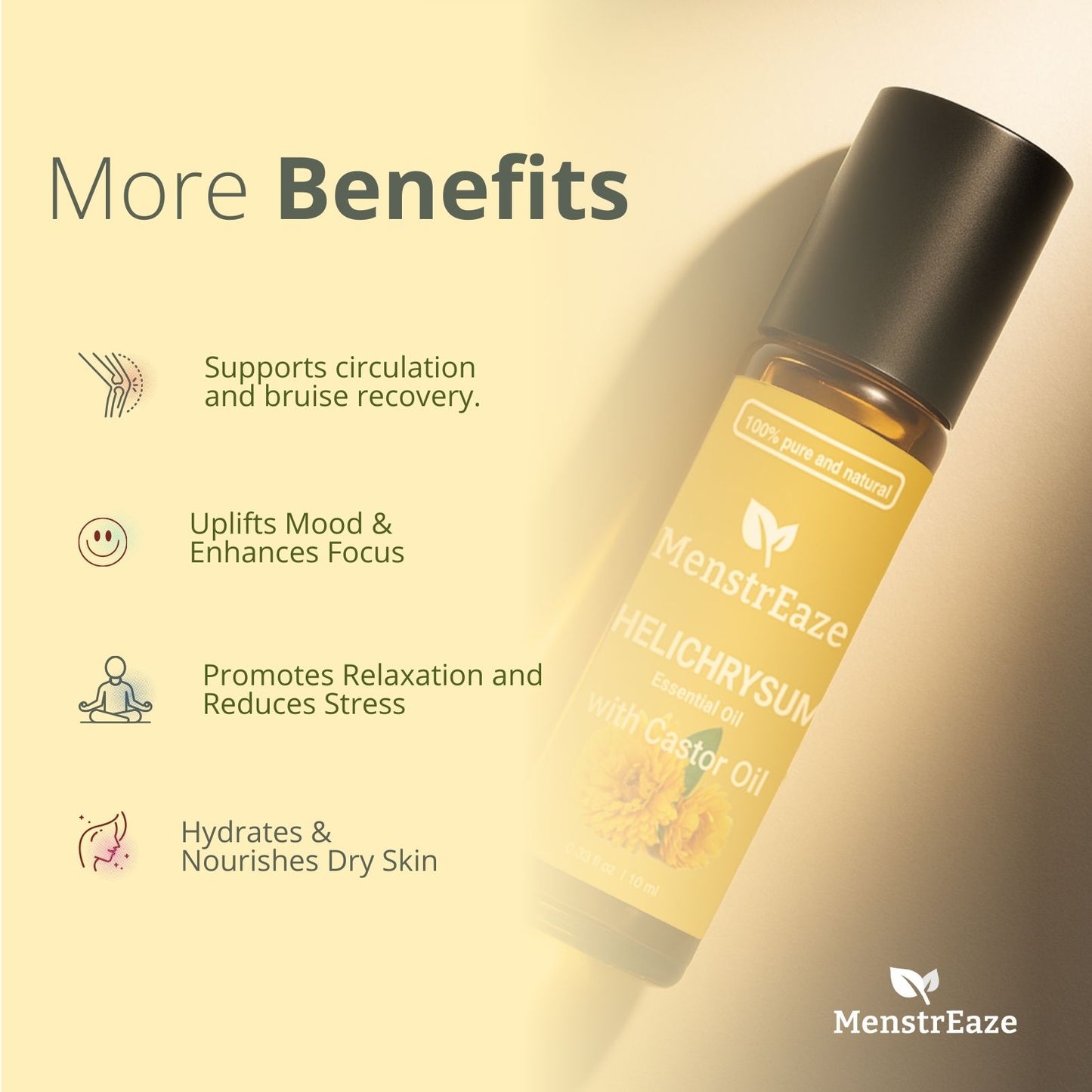 Helichrysum Castor Oil Rollon more benefits