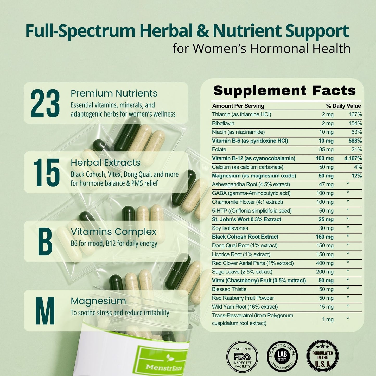 Ingredients of Period and Mood Harmony