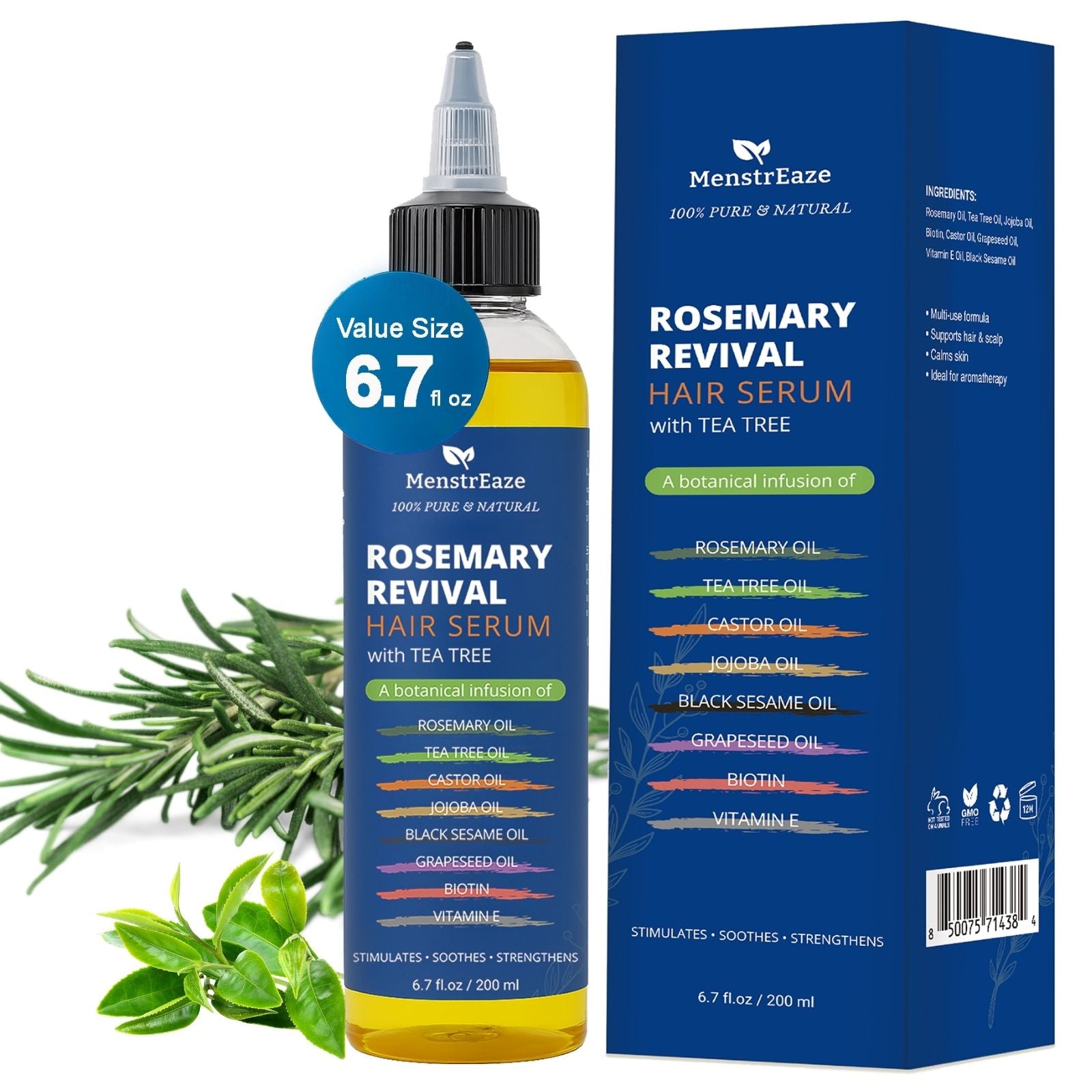 Rosemary hair serum with Tea Tree