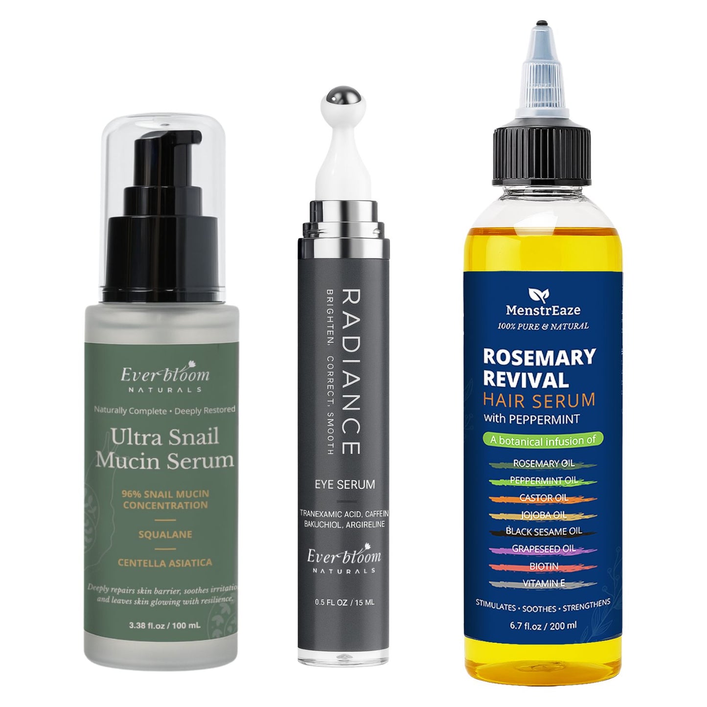 Glow Custom Beauty Set – Build Your Own Gift Box with Face Care, Eye Serum & Hair Oil