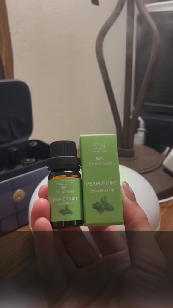 The best pure peppermint oil blended with grapeseed oil and ready for use