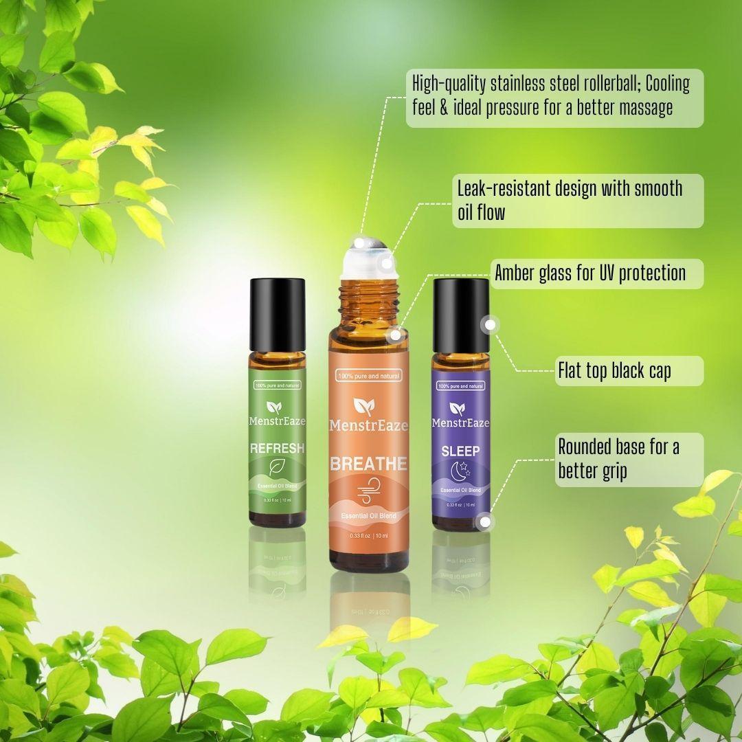 wellness roll on essential oil set