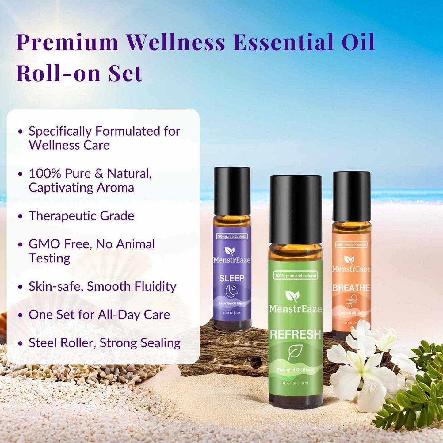 wellness roll on essential oil set