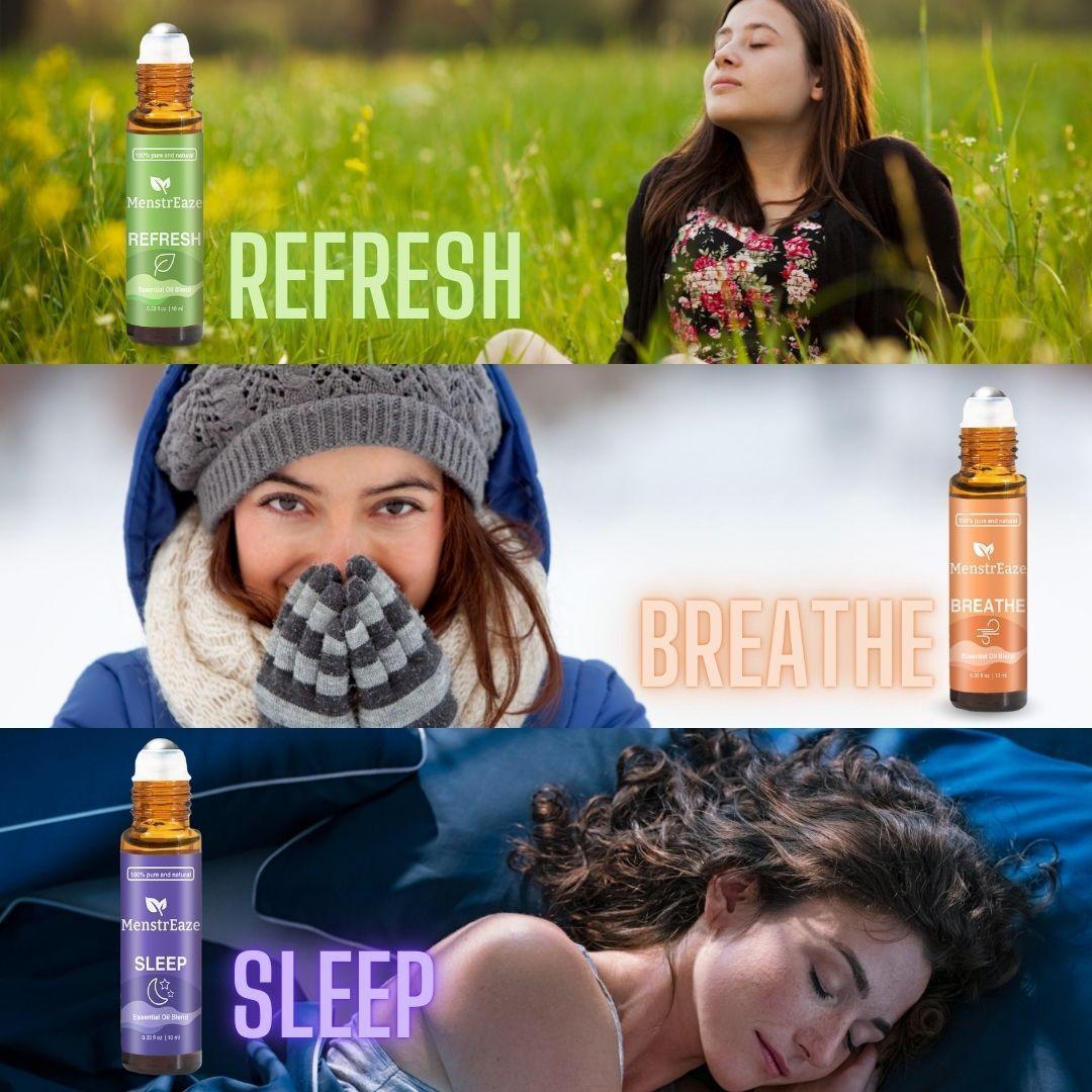 wellness roll on essential oil set