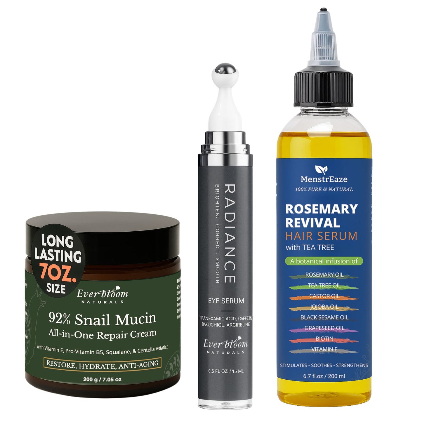 Glow Custom Beauty Set – Build Your Own Gift Box with Face Care, Eye Serum & Hair Oil