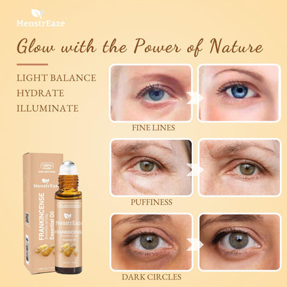 Frankincense & Grapeseed Essential Oil Roll On for Fine lines and Daytime Skincare, 10 ml