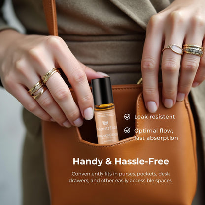 Frankincense & Grapeseed Essential Oil Roll On Size