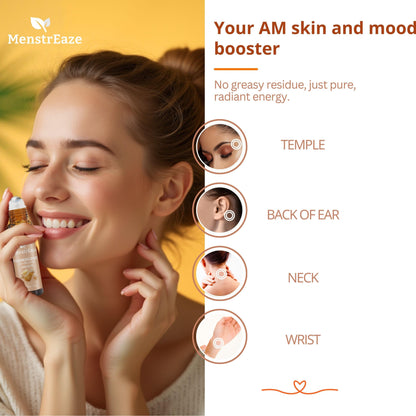 Frankincense & Grapeseed Essential Oil Roll On for Fine lines and Daytime Skincare, 10 ml