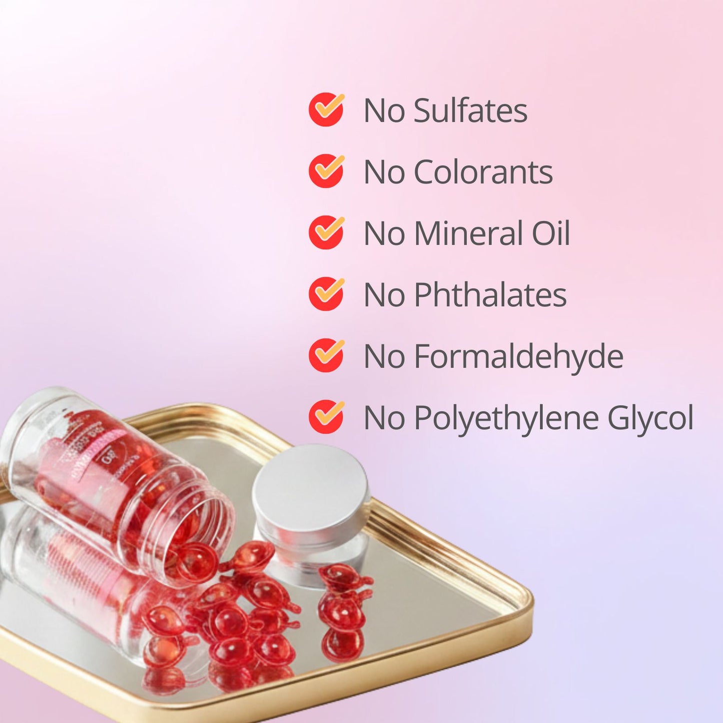 Hair Vitamin Serum Capsules Highlights