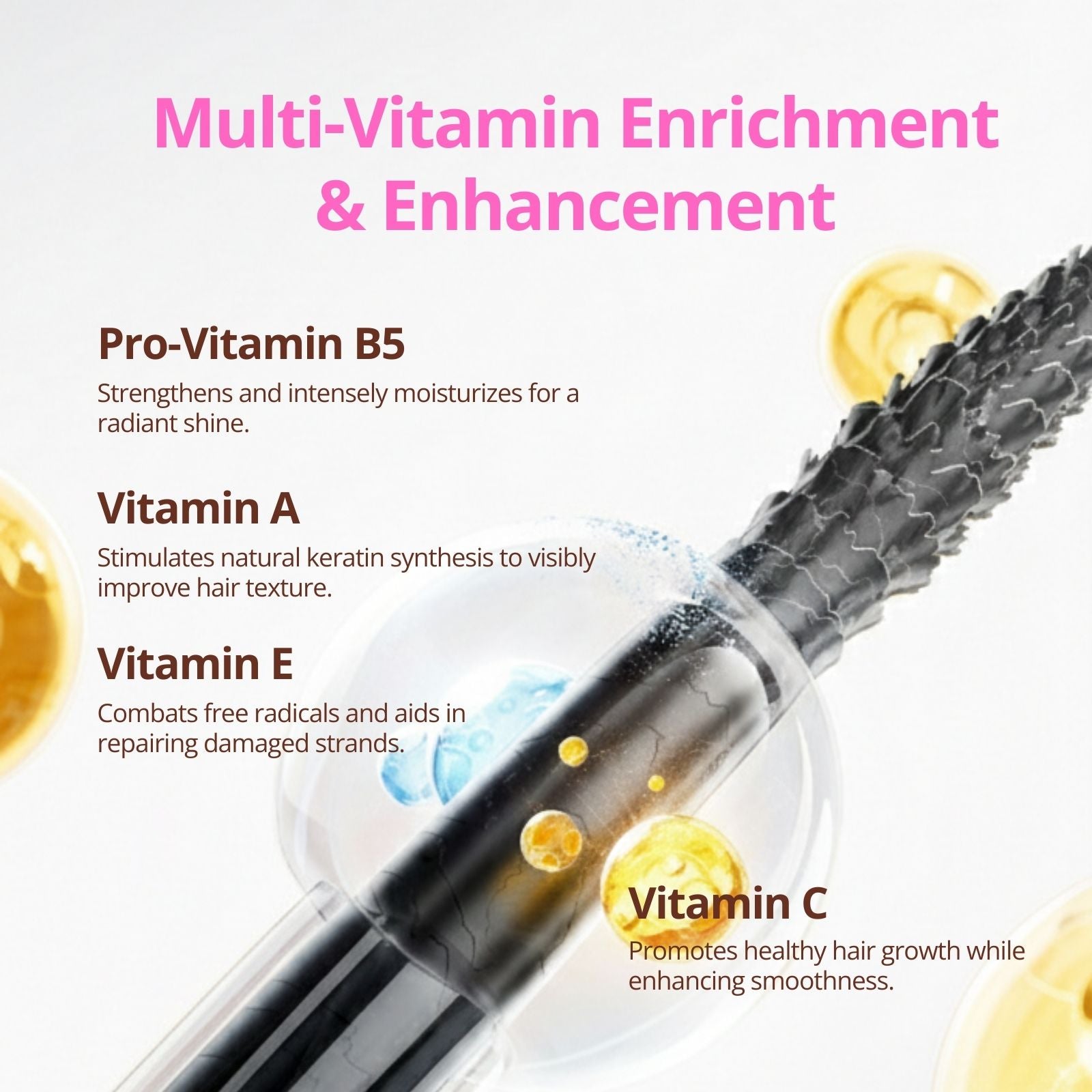 Hair Vitamin Serum Capsules Vitamins