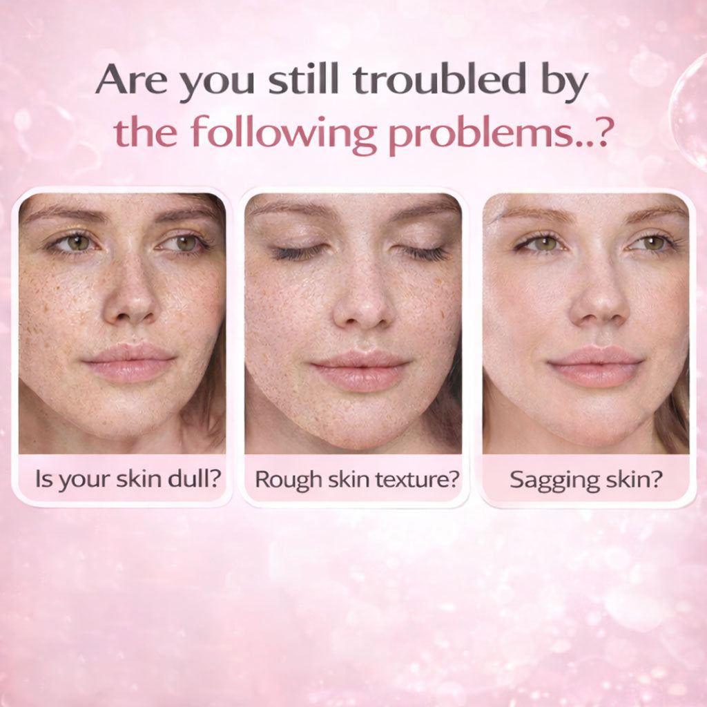 PDRN Pink Collagen Bubble Serum with 99% Salmon DNA, Retinol, Niacinamide & Ceramides, 3.38 fl oz
