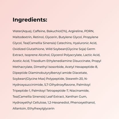 PDRN Eye Serum Full Ingredients