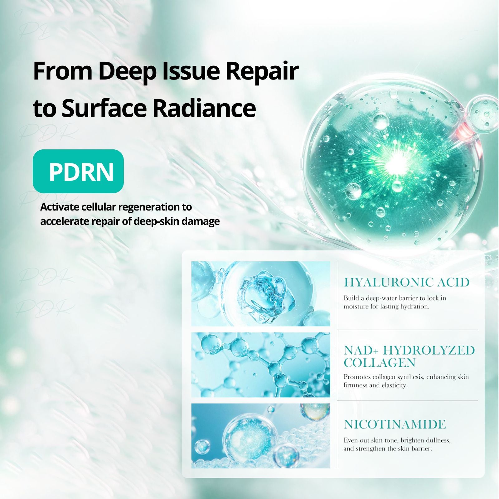 PDRN Hyaluronic Acid Moisturizing Cream Ingredients