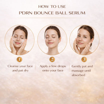 PDRN Bounce Ball Serum for Firmness, Radiance & Deep Hydration, 1.35 fl oz