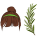 Logo representing this research and benefits: Rosemary for Hair