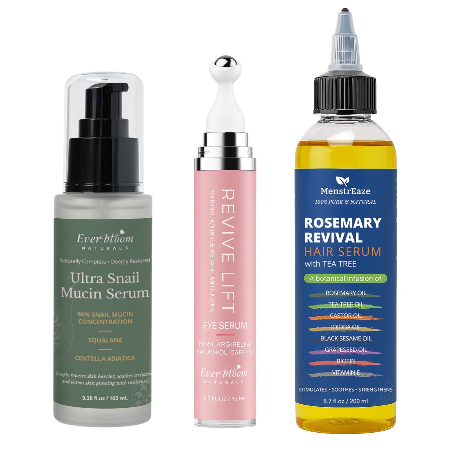 Glow Custom Beauty Set – Build Your Own Gift Box with Face Care, Eye Serum & Hair Oil