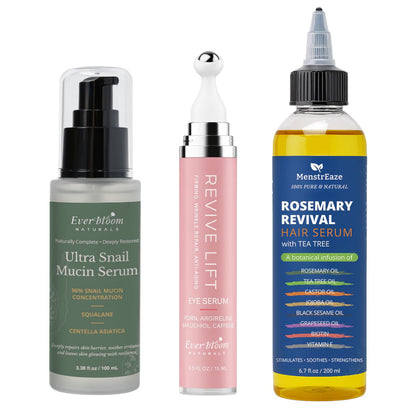 Glow Custom Beauty Set – Build Your Own Gift Box with Face Care, Eye Serum & Hair Oil