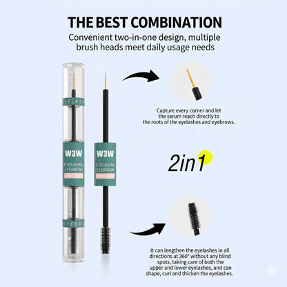 2-in-1 Eyelash & Eyebrow Growth Serum for Longer, Thicker & Fuller Lashes