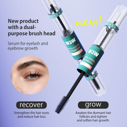 2-in-1 Eyelash & Eyebrow Growth Serum for Longer, Thicker & Fuller Lashes