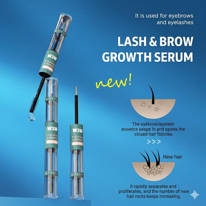 2-in-1 Eyelash & Eyebrow Growth Serum for Longer, Thicker & Fuller Lashes