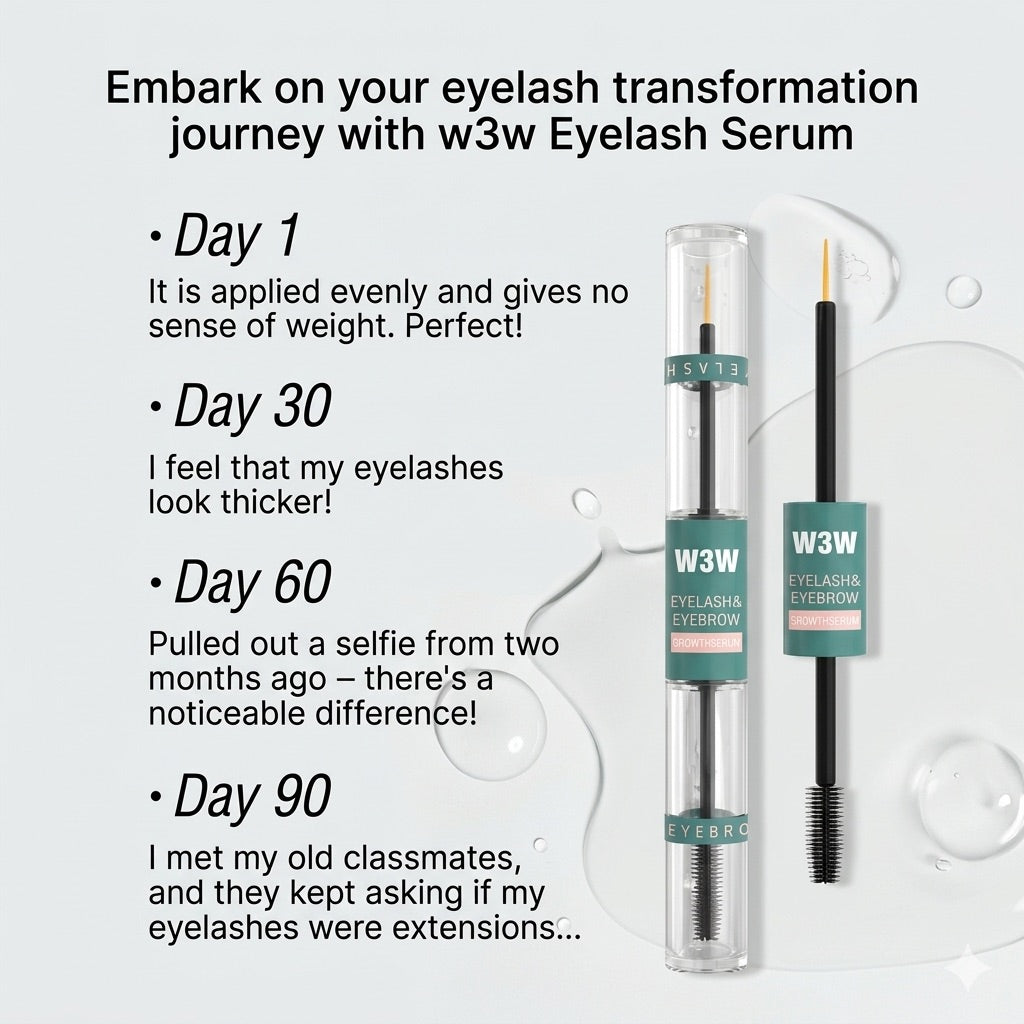 2-in-1 Eyelash & Eyebrow Growth Serum for Longer, Thicker & Fuller Lashes