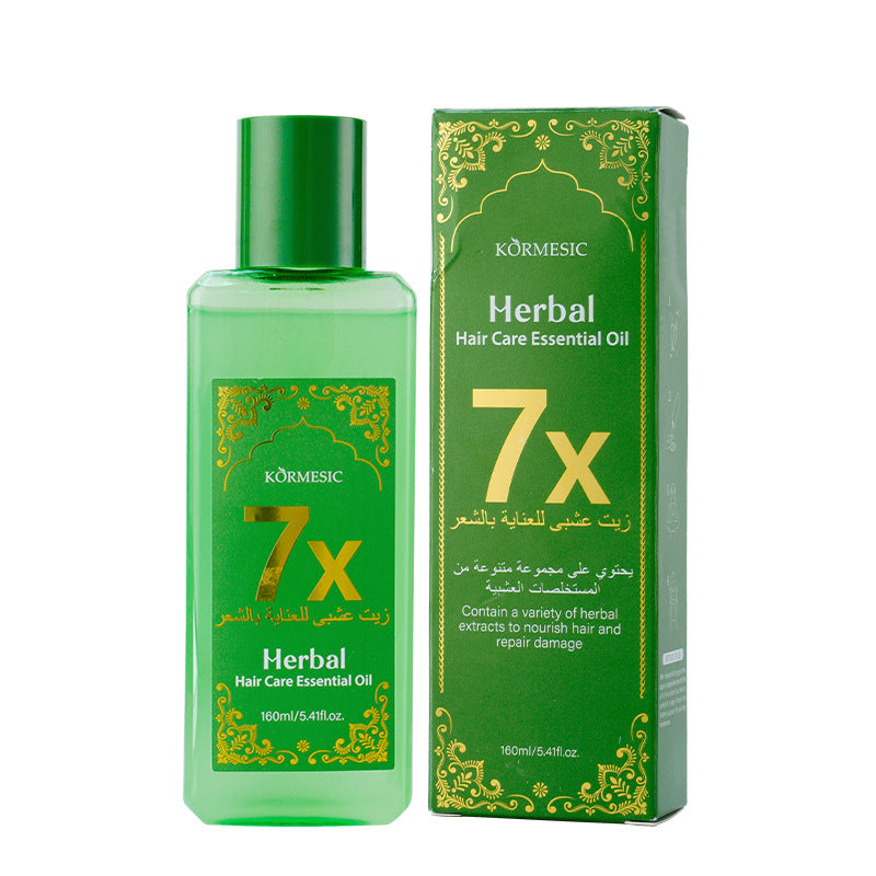 Herbal Hair Repair Oil for Scalp Nourishment, Frizz Control & Shine, 5.4fl oz